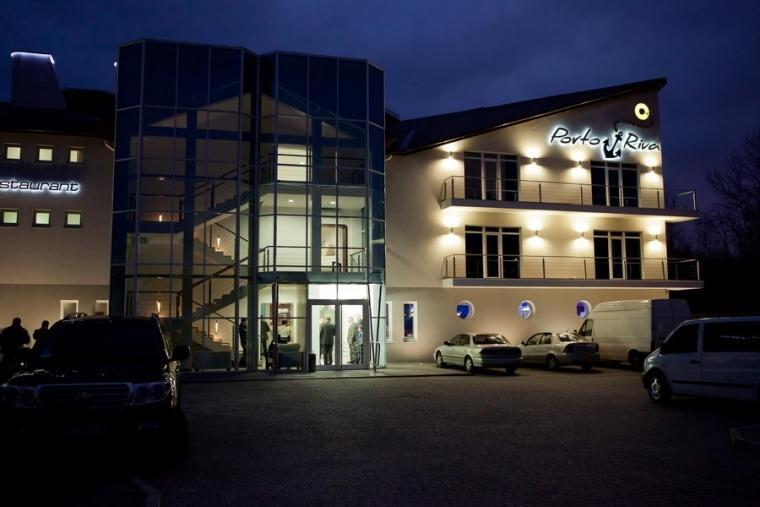 Porto Riva Hotel Zaporizhia Exterior foto